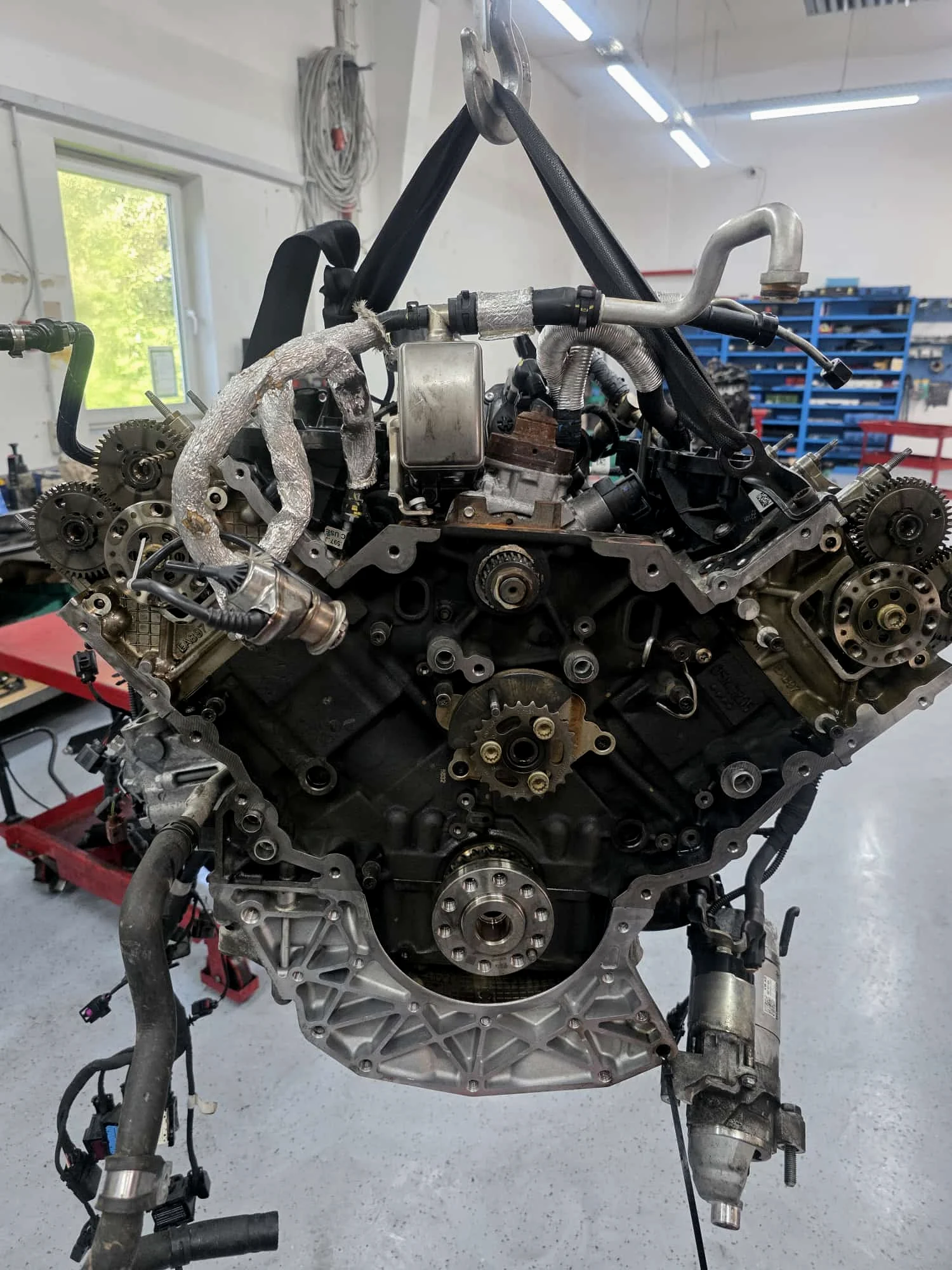 VW Motorprüfung bei AK